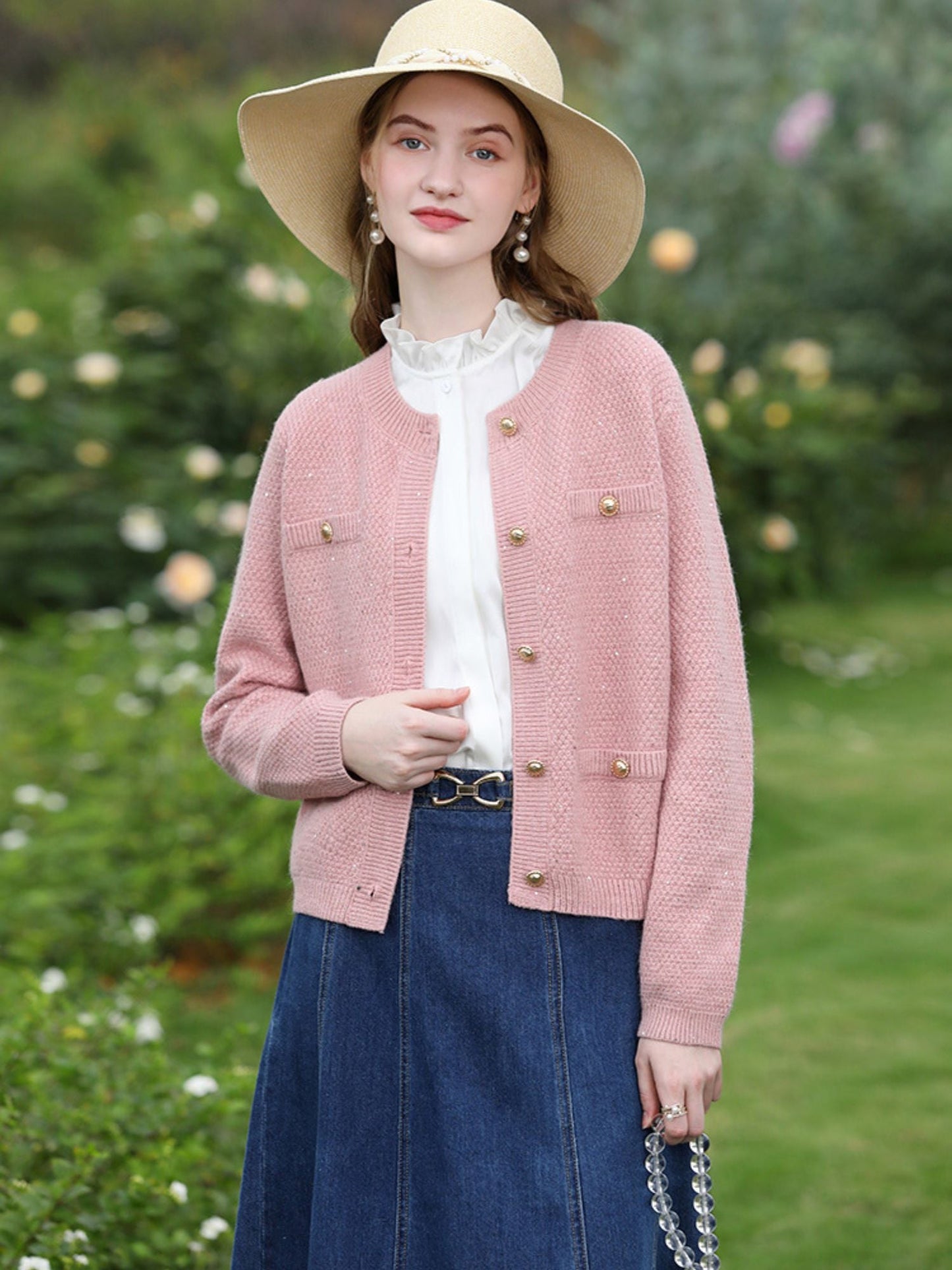 Tweed Knit Cardigan